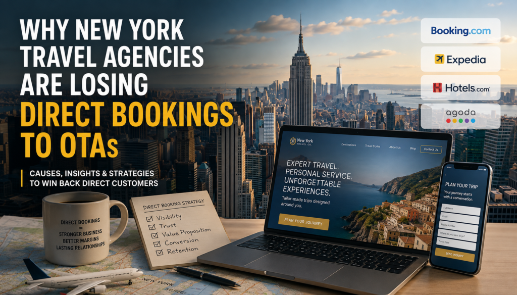 direct bookings for travel agencies