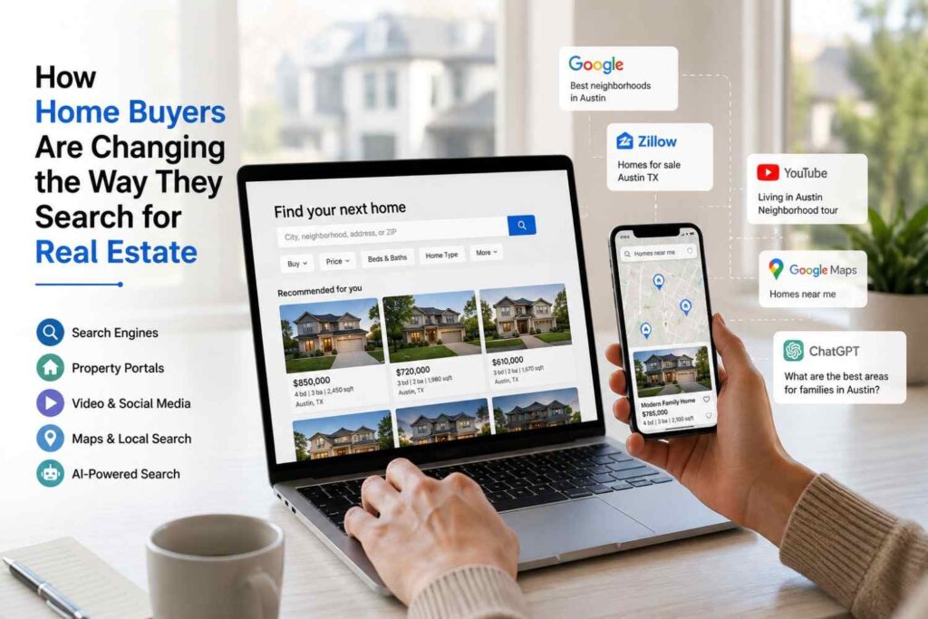 how home buyers search for real estate